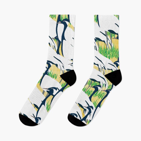 Item preview, Damsels of the Sky- Flock of Demoiselle Cranes designed and sold by winkeltriple.