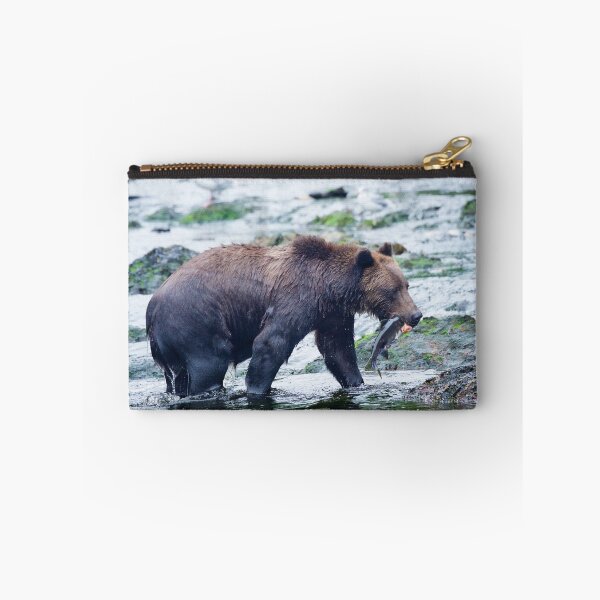 Item preview, Alaskan Brown Bear with Salmon designed and sold by Bruce Alexander.