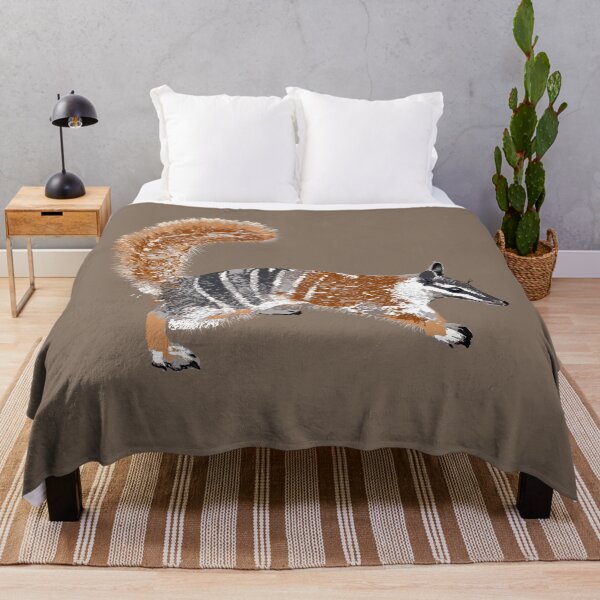 Item preview, Numbat (Myrmecobius fasciatus) on brown designed and sold by ChrissyWild.