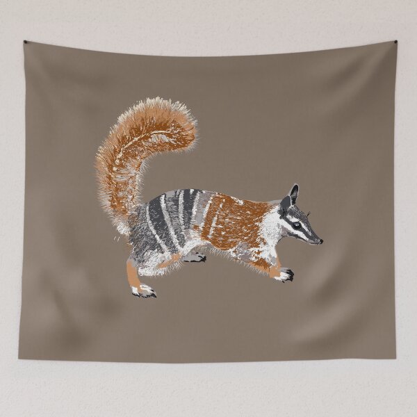 Item preview, Numbat (Myrmecobius fasciatus) on brown designed and sold by ChrissyWild.