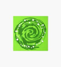 Portal Gun - Green Portal Art Board Print