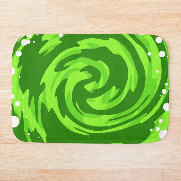 Portal Gun - Green Portal Bath Mat