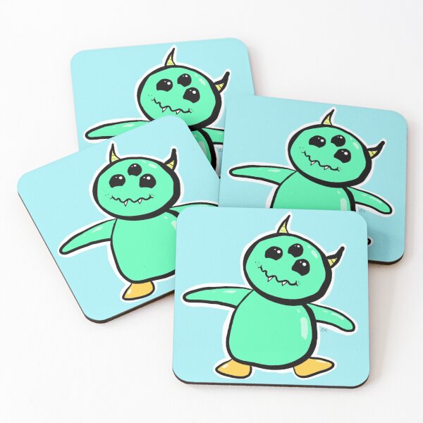 Item preview, Happy Green Monster designed and sold by AveyIsWeird.