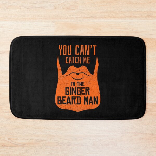 Item preview, You Can't Catch Me I'm The Gingerbread Man - Funny Ginger Beard Saying designed and sold by propellerhead.