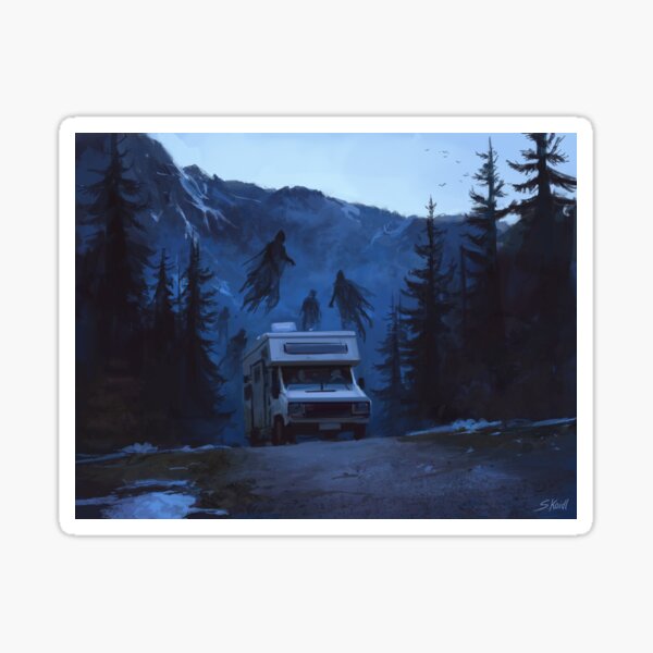 Creepy Painting 2 Sticker