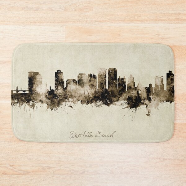 Item preview, West Palm Beach Florida Skyline designed and sold by ArtPrints.
