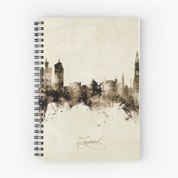 Item preview, Zagreb Croatia Skyline designed and sold by ArtPrints.
