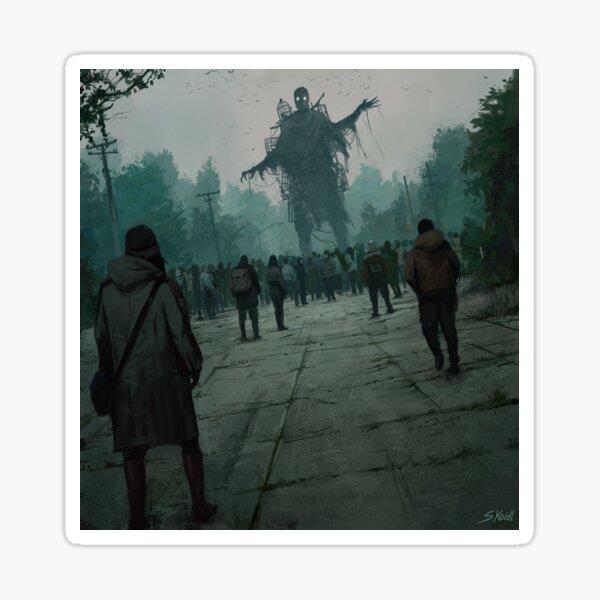 Creepy Painting 10 Sticker