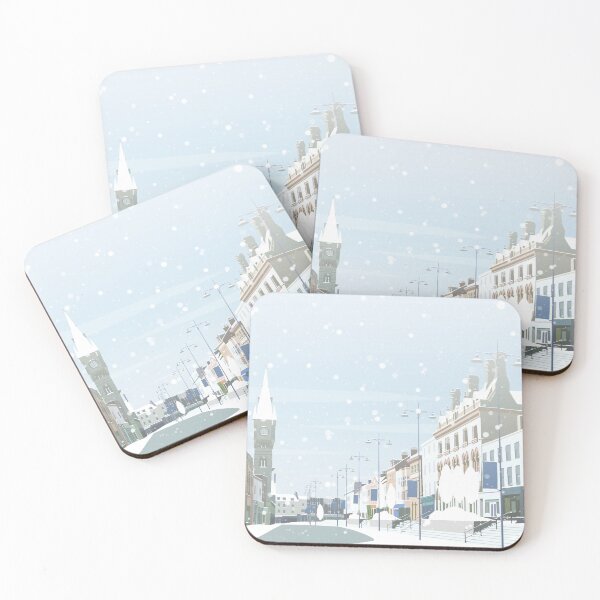 Item preview, Darlington in snow designed and sold by Richard O'Neill Art.