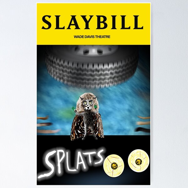 Item preview, Broadway Zombie Splats Slaybill designed and sold by John Raymond Barker.