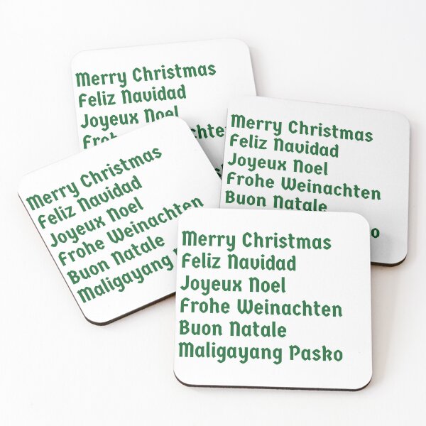 Item preview, Merry Christmas in different language designed and sold by atevern.