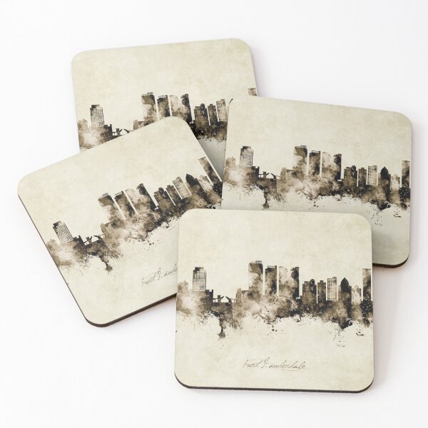 Item preview, Fort Lauderdale Florida Skyline designed and sold by ArtPrints.