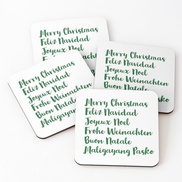 Item preview, Merry Christmas in different language designed and sold by atevern.