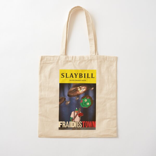 Broadway Zombie Fraidiestown Slaybill Cotton Tote Bag