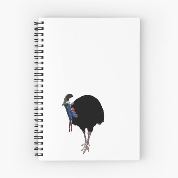 Item preview, Cassowary (Casuarius casuarius) on white designed and sold by ChrissyWild.