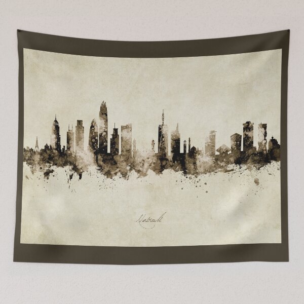 Item preview, Nairobi Kenya Skyline designed and sold by ArtPrints.