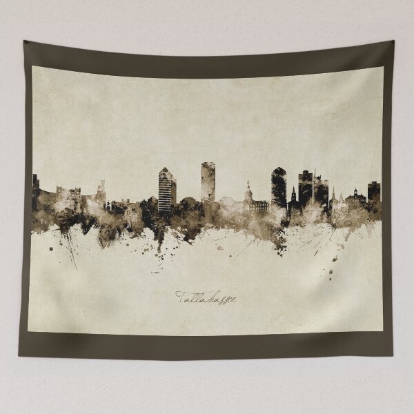 Item preview, Tallahassee Florida Skyline designed and sold by ArtPrints.