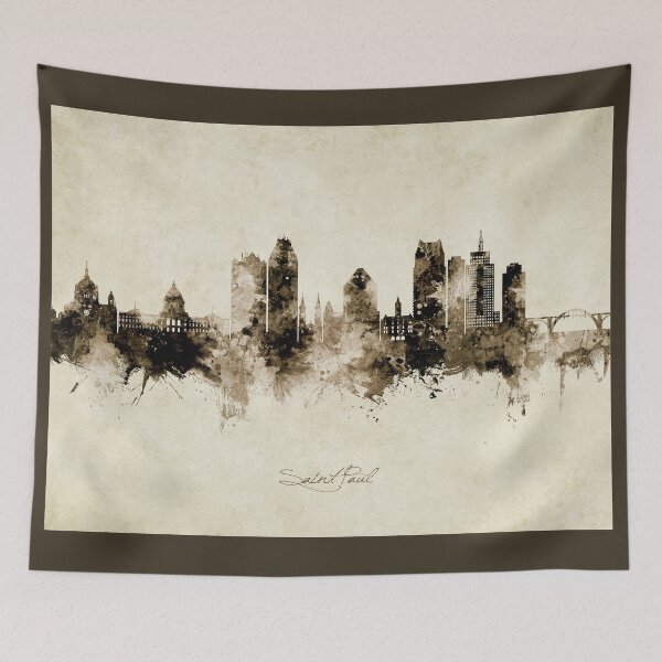 Item preview, Saint Paul Minnesota Skyline designed and sold by ArtPrints.