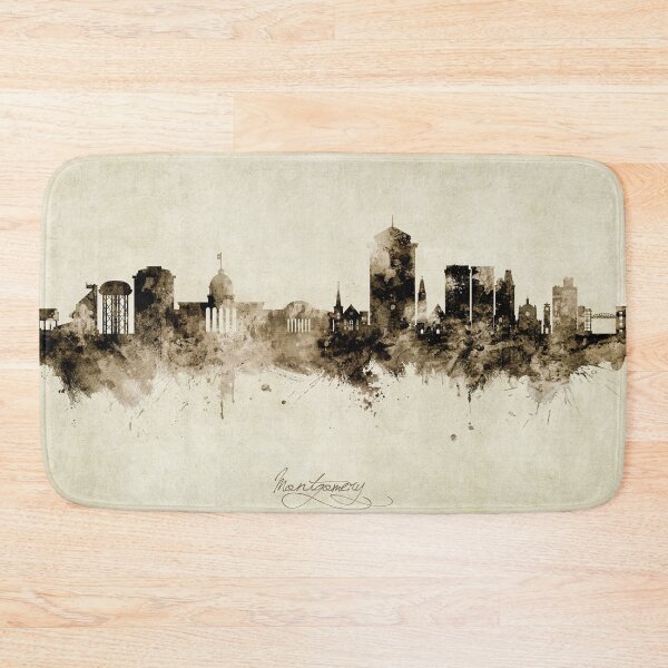 Item preview, Montgomery Alabama Skyline designed and sold by ArtPrints.