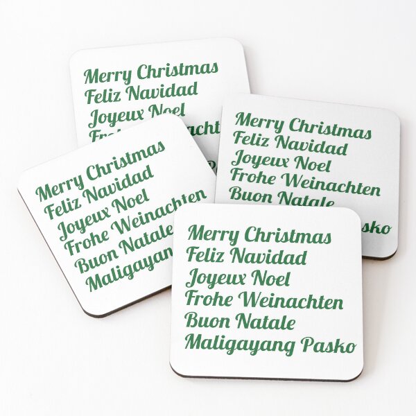 Item preview, Merry Christmas in different language designed and sold by atevern.