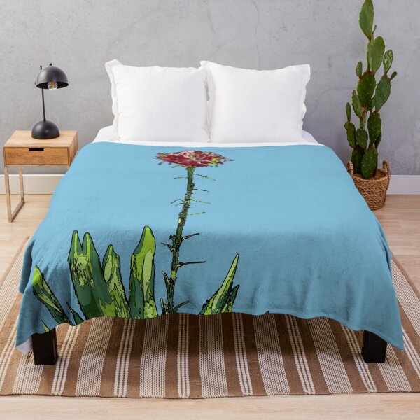 Item preview, Gymea Lily (Doryanthes excelsa) on Blue designed and sold by ChrissyWild.