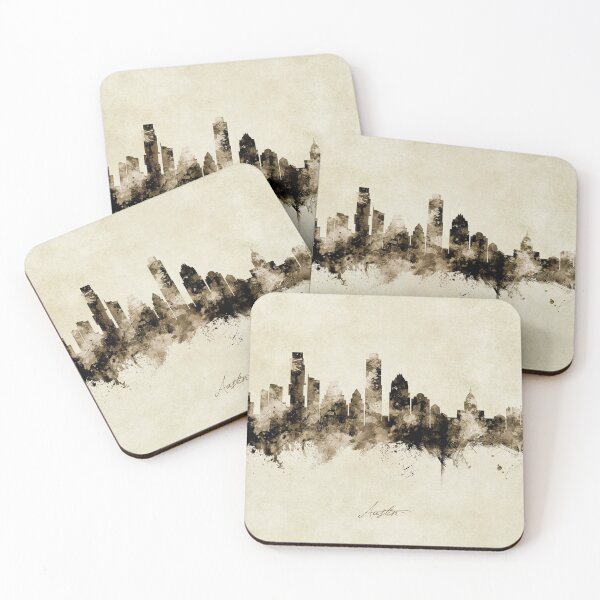 Item preview, Austin Texas Skyline designed and sold by ArtPrints.