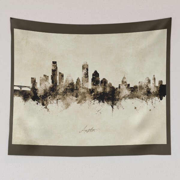 Item preview, Austin Texas Skyline designed and sold by ArtPrints.
