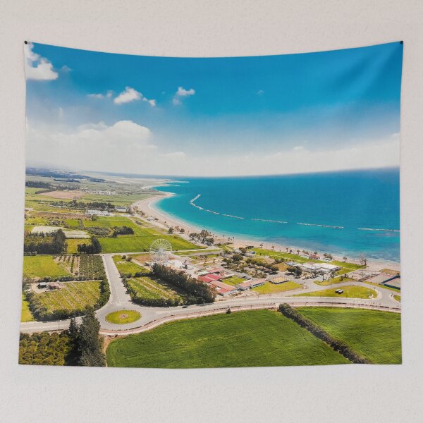Item preview, Blue coastline - Paphos designed and sold by DRONY.