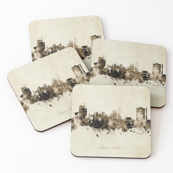 Item preview, Ann Arbor Michigan Skyline designed and sold by ArtPrints.