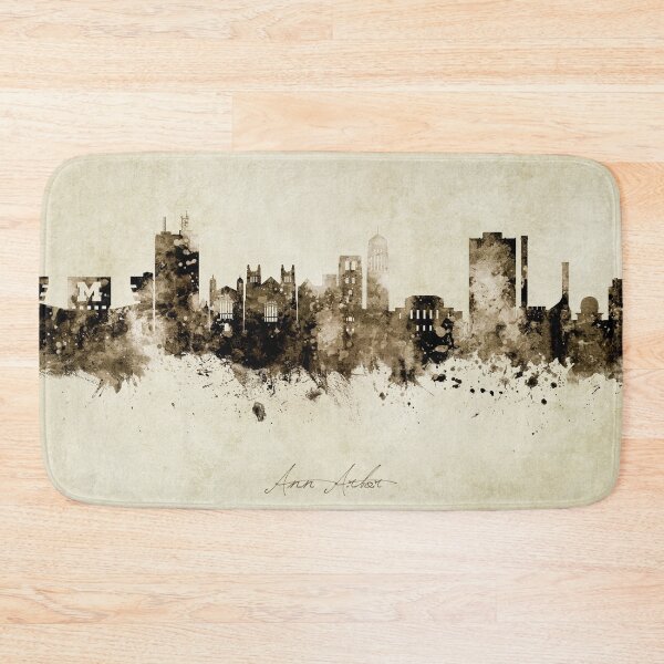 Item preview, Ann Arbor Michigan Skyline designed and sold by ArtPrints.