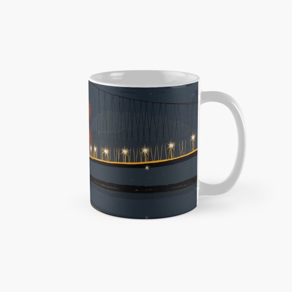 Item preview, Humber Bridge at night designed and sold by Richard O'Neill Art.