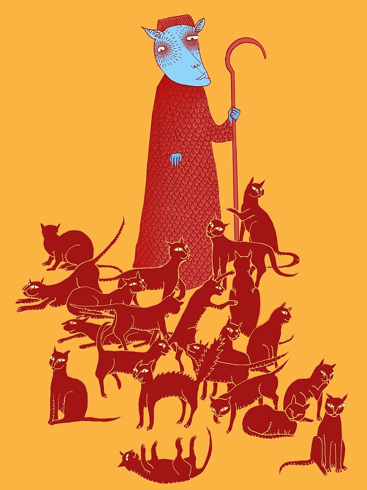 Thumbnail 7 of 7, Framed Art Print, Herding Cats designed and sold by SusanSanford.