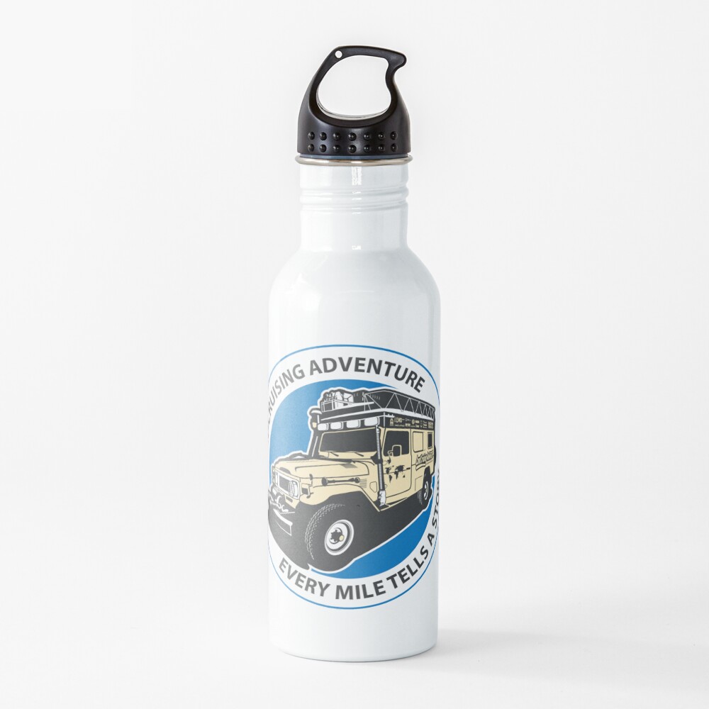 Blue Circle Water Bottle