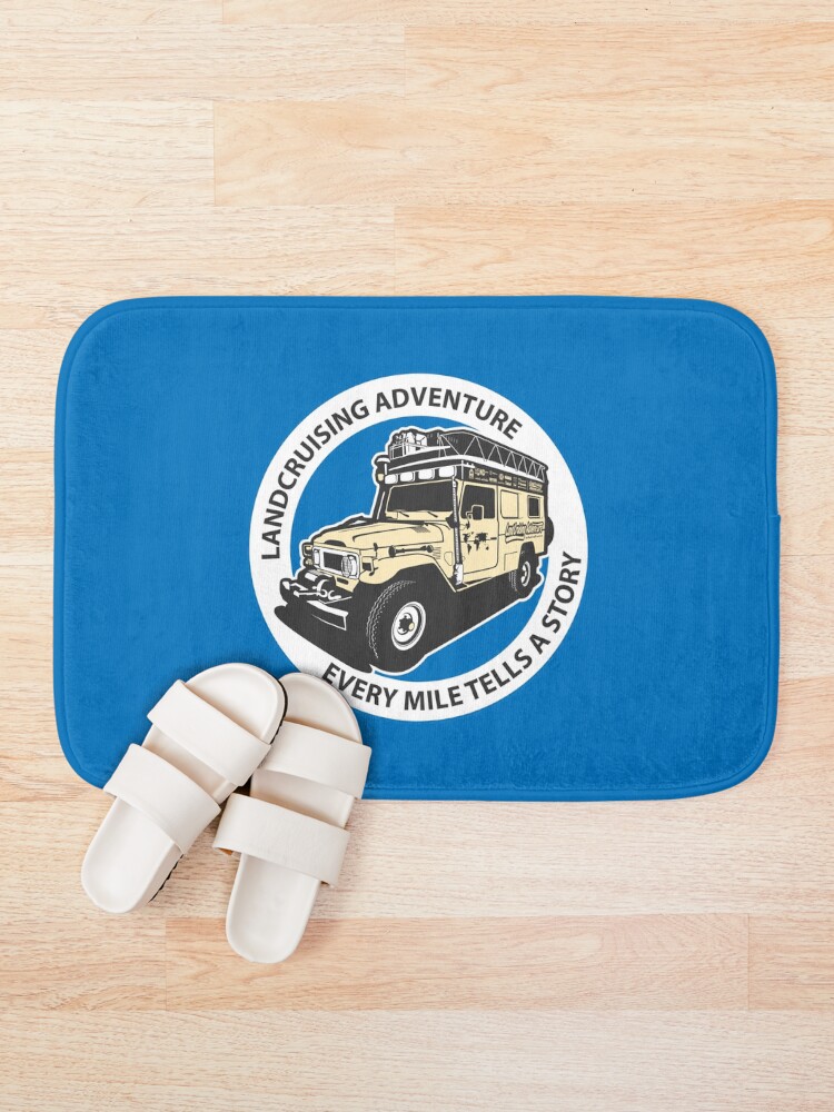 Alternate view of Blue Circle Bath Mat