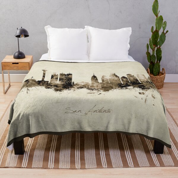 Artikelvorschau, San Antonio Texas Skyline entworfen und verkauft von ArtPrints.