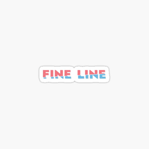 Fine line Sticker
