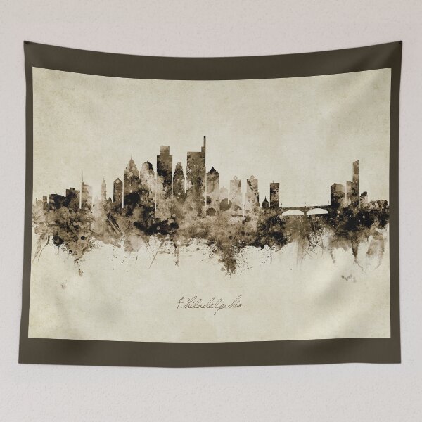 Item preview, Philadelphia Pennsylvania Skyline designed and sold by ArtPrints.