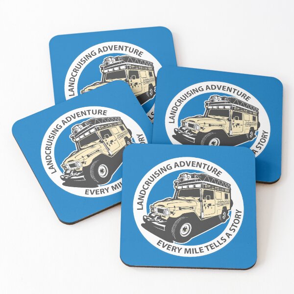 Blue Circle Coasters (Set of 4)