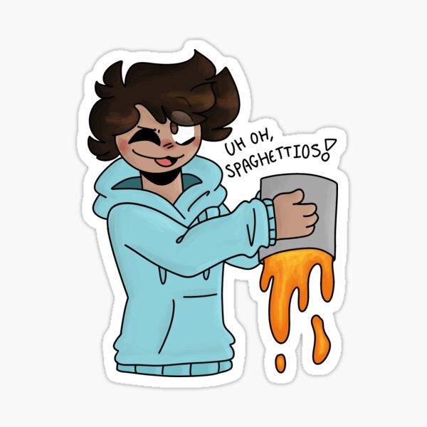 Uh Oh Spaghettios Sticker for Sale by meikreibich