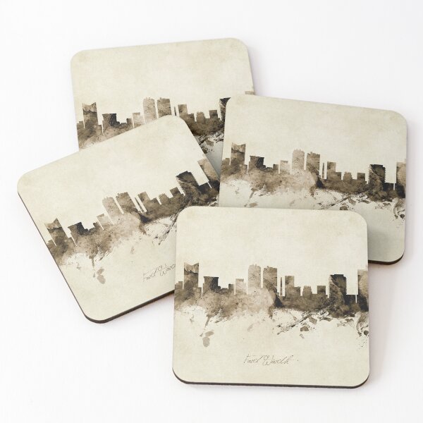 Item preview, Fort Worth Texas Skyline designed and sold by ArtPrints.