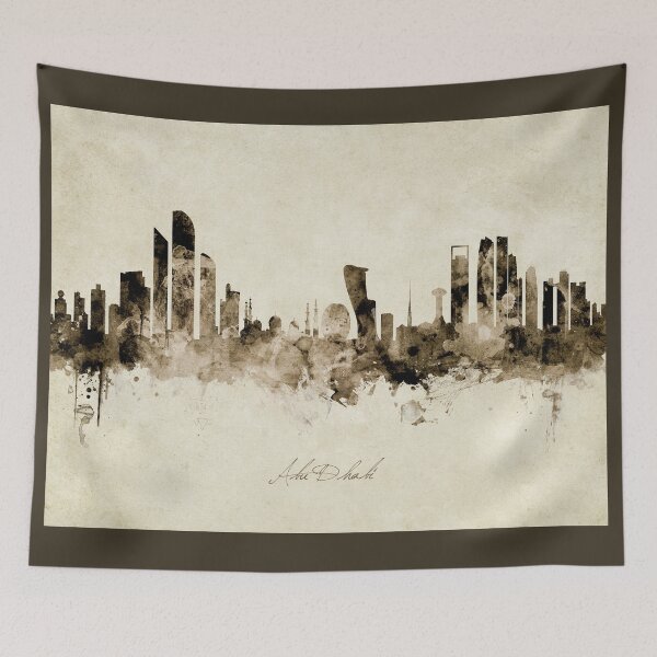 Item preview, Abu Dhabi Skyline designed and sold by ArtPrints.