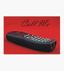 Call Me Photographic Print