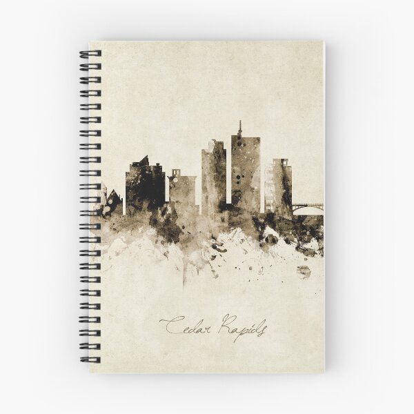 Item preview, Cedar Rapids Iowa Skyline designed and sold by ArtPrints.