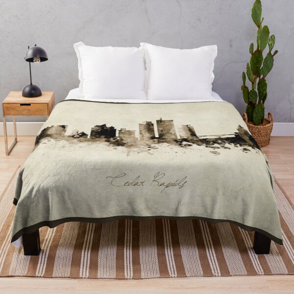 Item preview, Cedar Rapids Iowa Skyline designed and sold by ArtPrints.