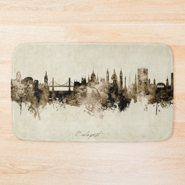Item preview, Budapest Hungary Skyline designed and sold by ArtPrints.