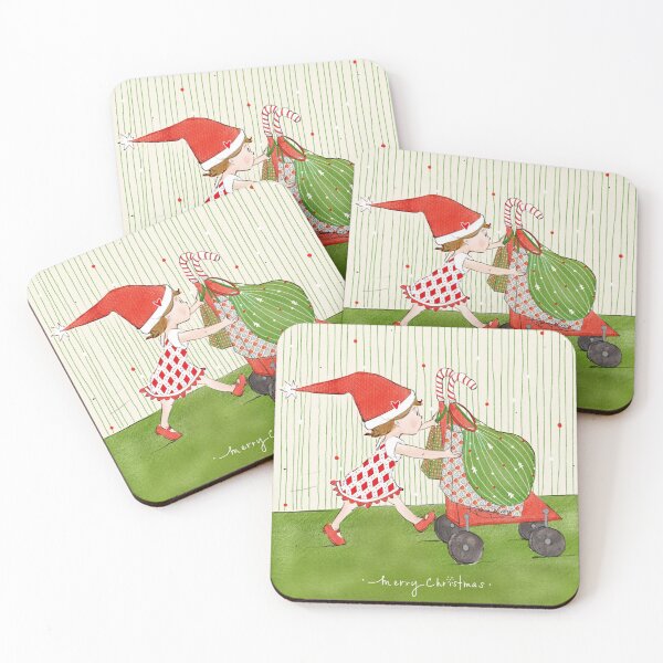 Item preview, Little Christmas Shopper designed and sold by Katrina Avery Studio.