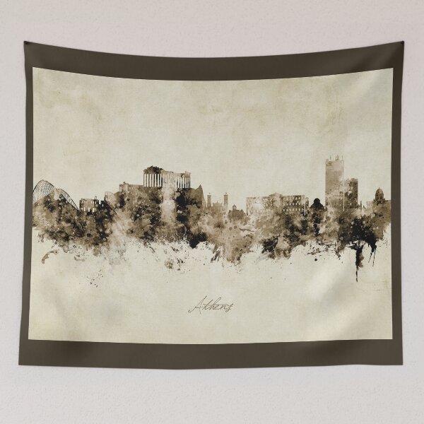 Item preview, Athens Greece Skyline designed and sold by ArtPrints.