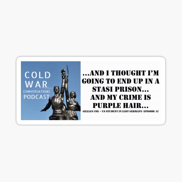 US Student Cold War Quote Sticker