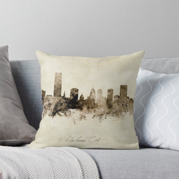 Aperçu de l'œuvre Oklahoma City Skyline créée et vendue par ArtPrints.