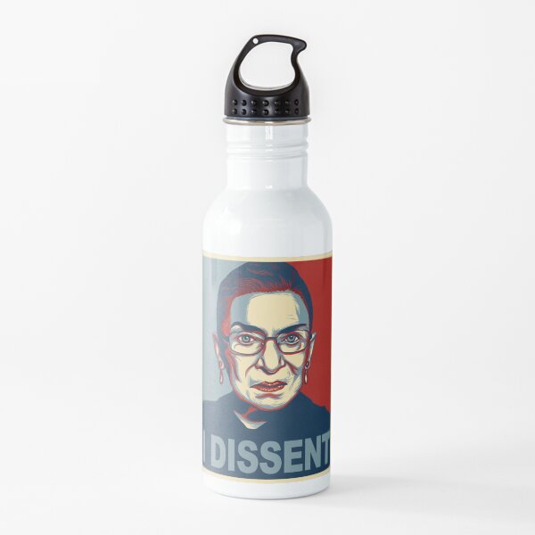 NOTORIOUS RBG ruth bader ginsburg i dissent Water Bottle